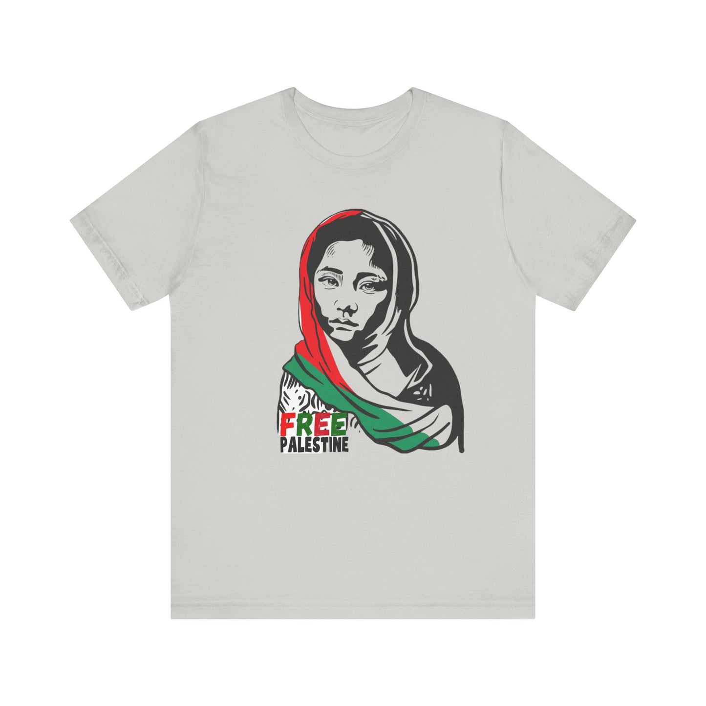 Free Palestine Unisex Jersey Short Sleeve Tee