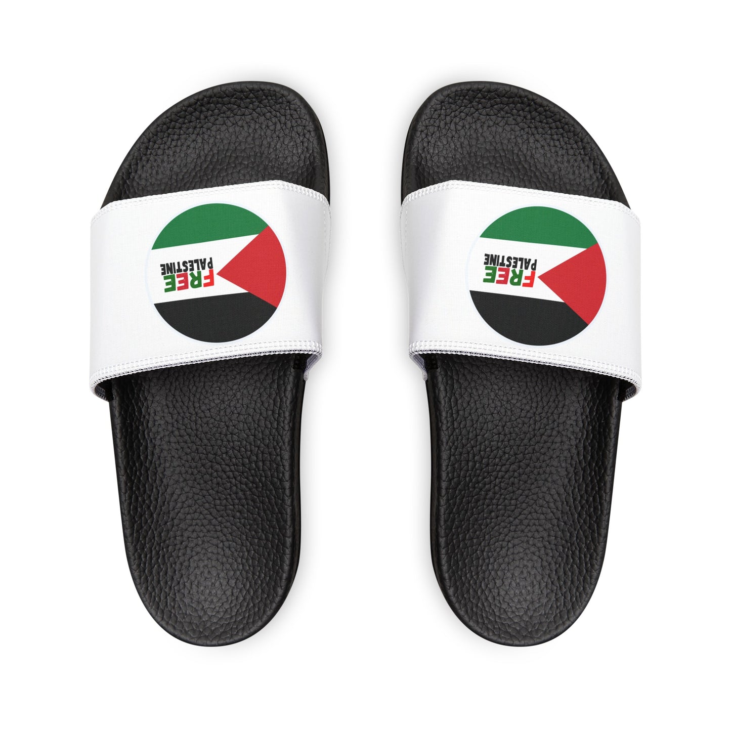 Free Palestine - Men's PU Slide Sandals