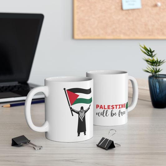 Palestinian Will be free Ceramic Mug, (11oz, 15oz)