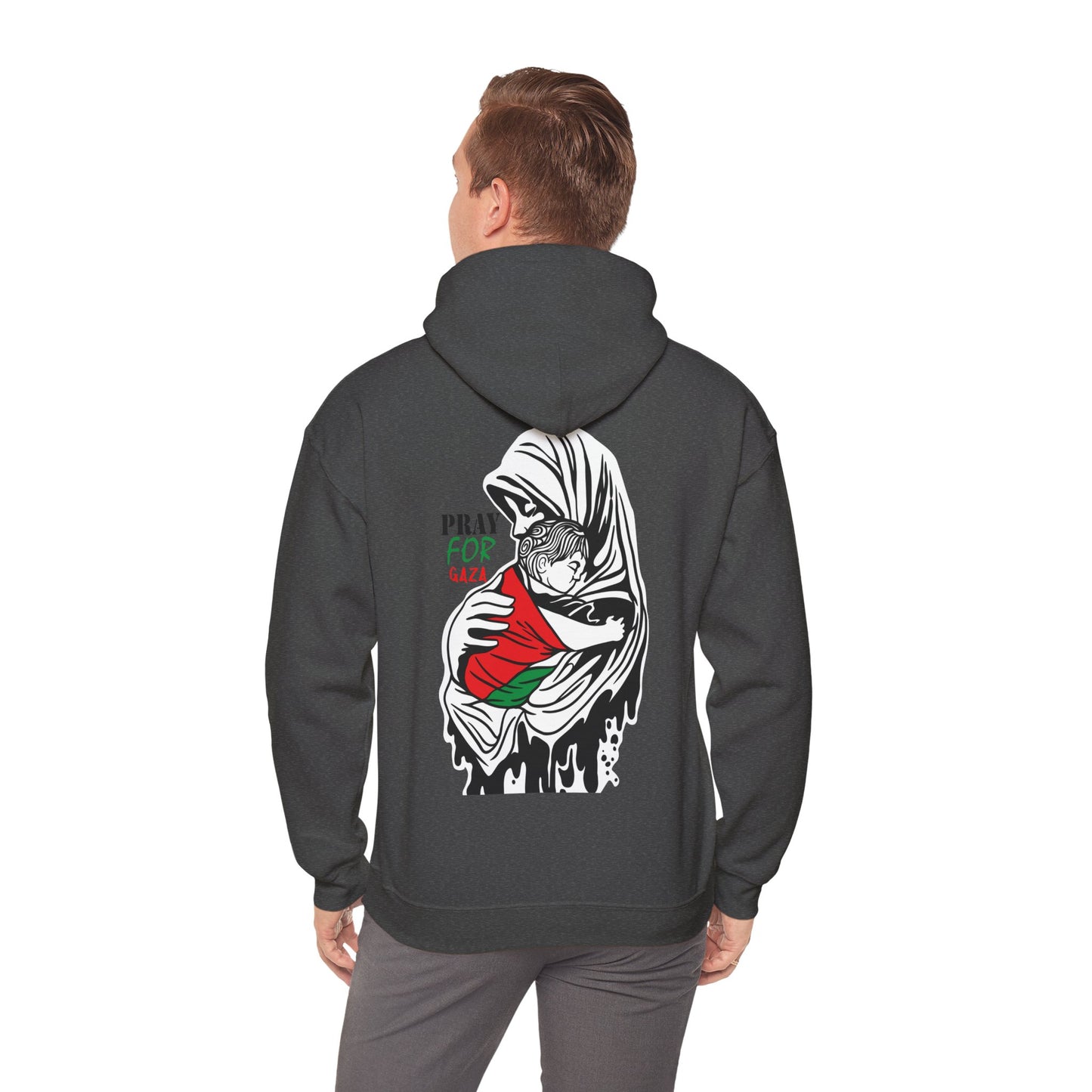 Pray for Gaza Unisex Heavy Blend™ Hooded Sweatshirt