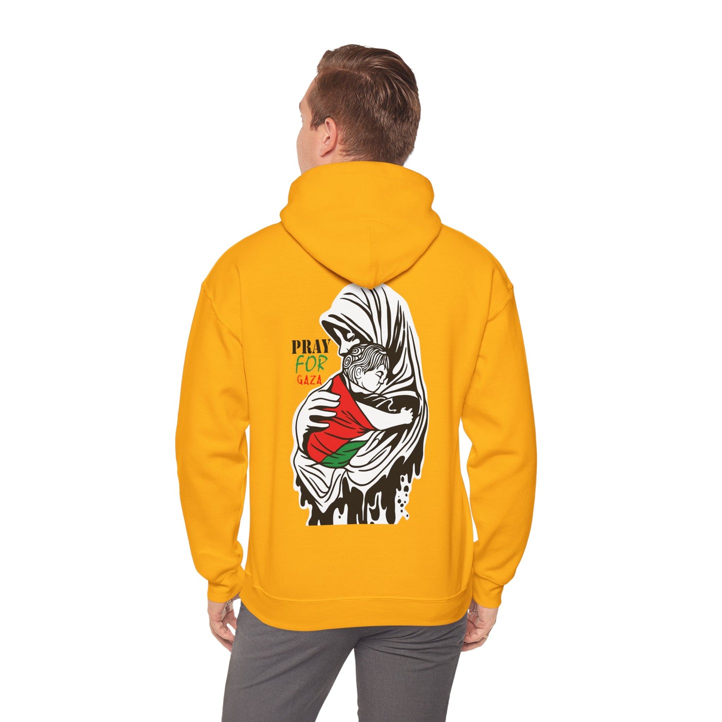 Pray for Gaza Unisex Heavy Blend™ Hooded Sweatshirt