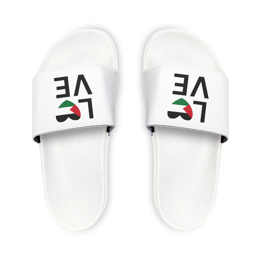 Love Palestine - Men's PU Slide Sandals