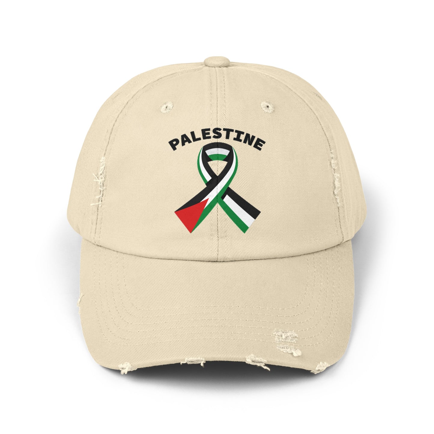 Save Palestine Unisex Distressed Cap