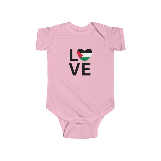 Love Palestine  Infant Fine Jersey Bodysuit