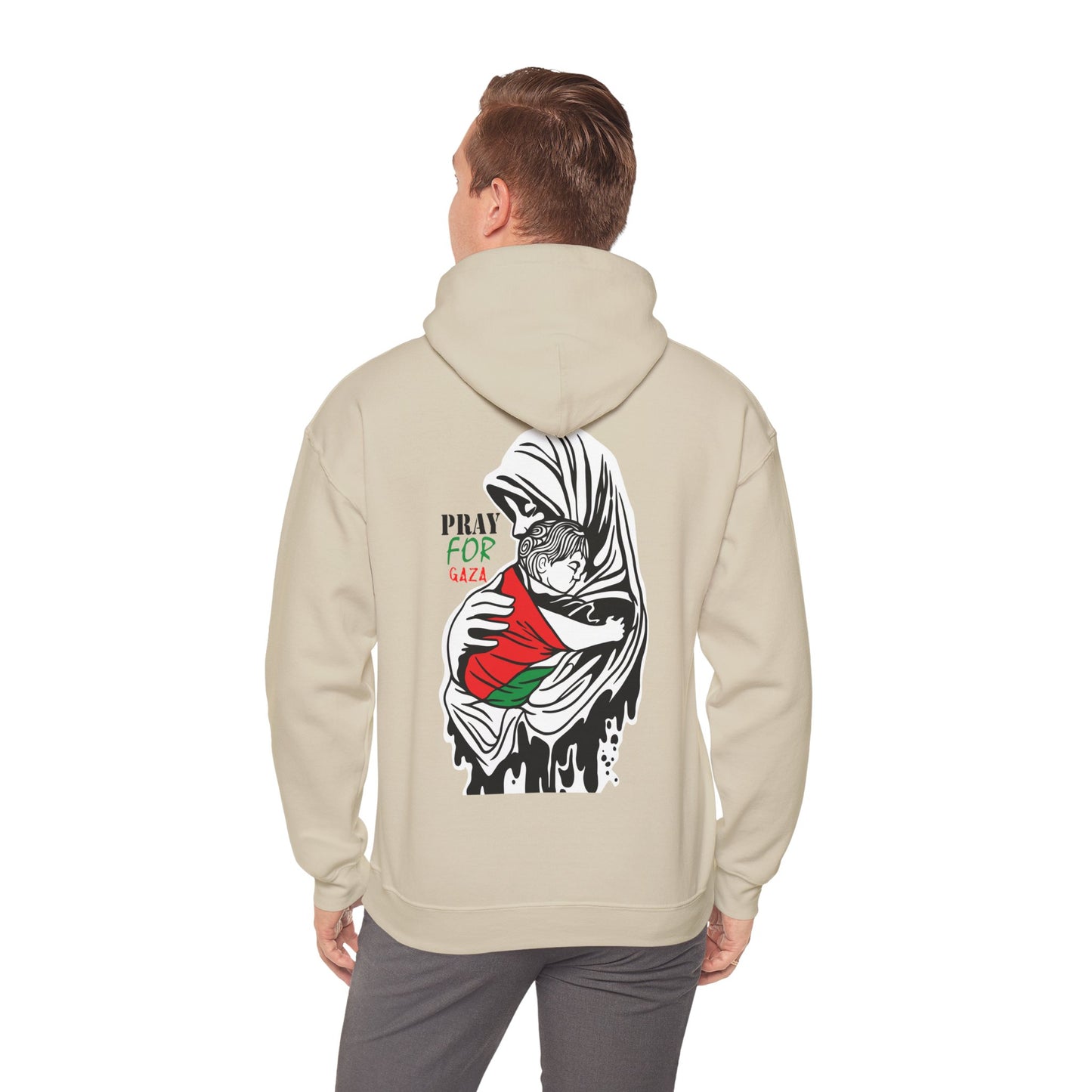 Pray for Gaza Unisex Heavy Blend™ Hooded Sweatshirt