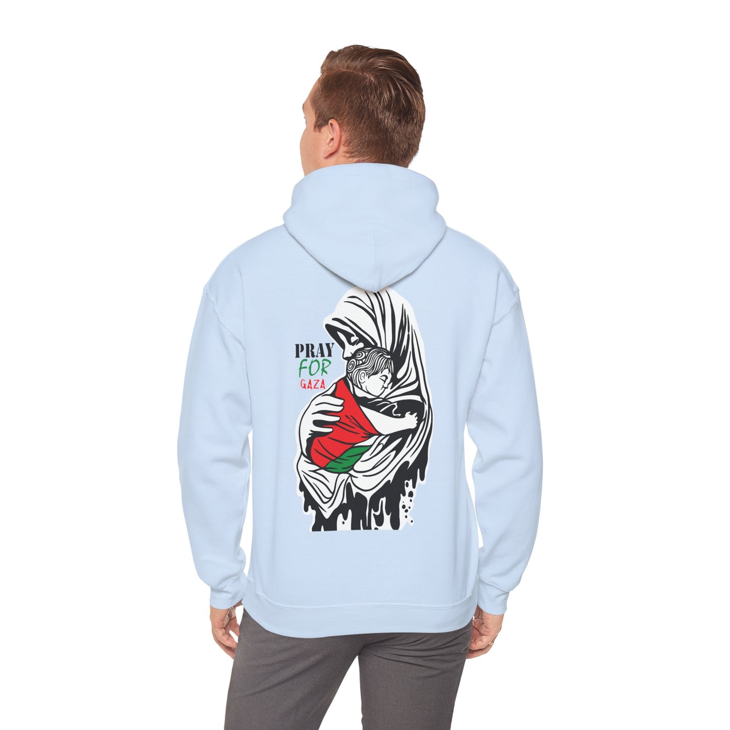 Pray for Gaza Unisex Heavy Blend™ Hooded Sweatshirt