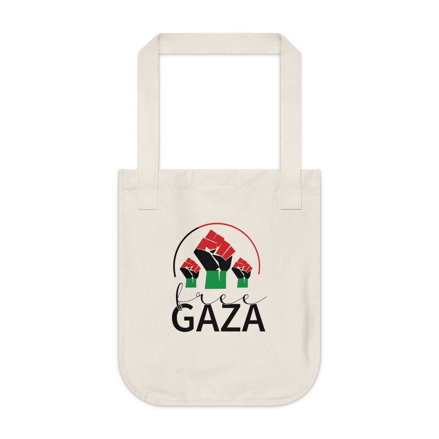 Free Gaza Organic Canvas Tote Bag