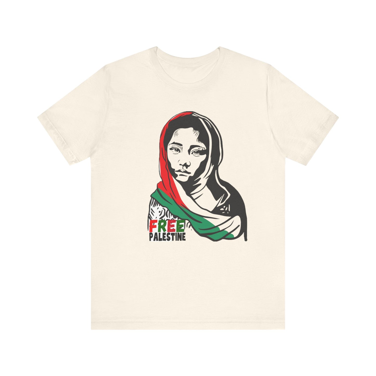 Free Palestine Unisex Jersey Short Sleeve Tee