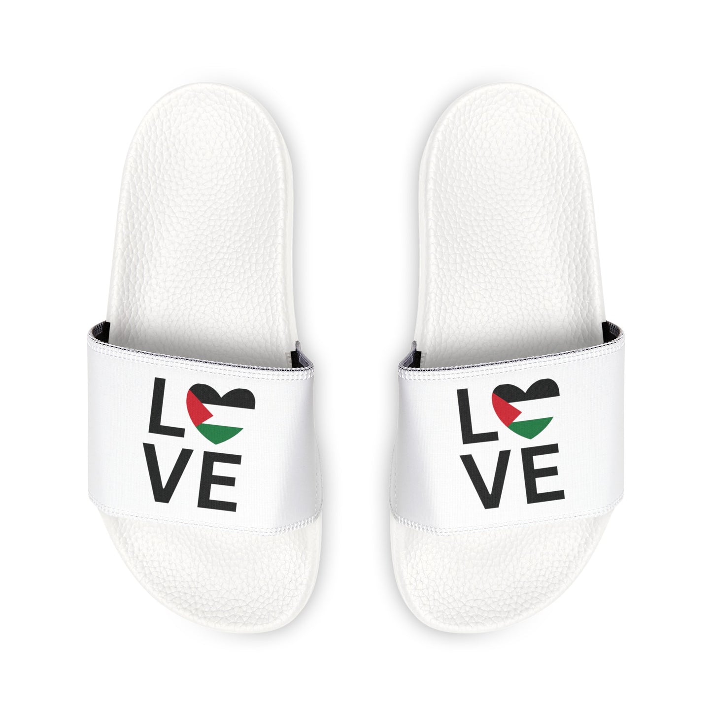 Love Palestine - Men's PU Slide Sandals