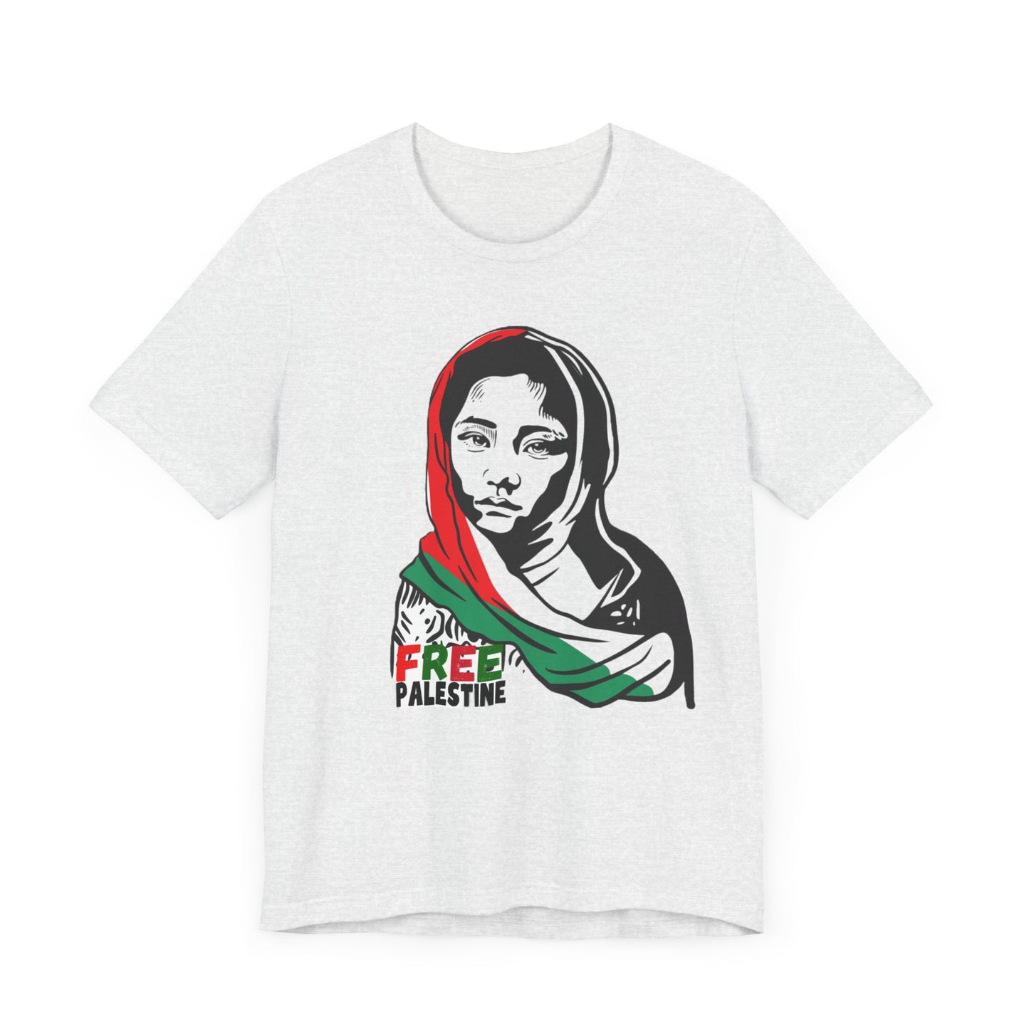 Free Palestine Unisex Jersey Short Sleeve Tee