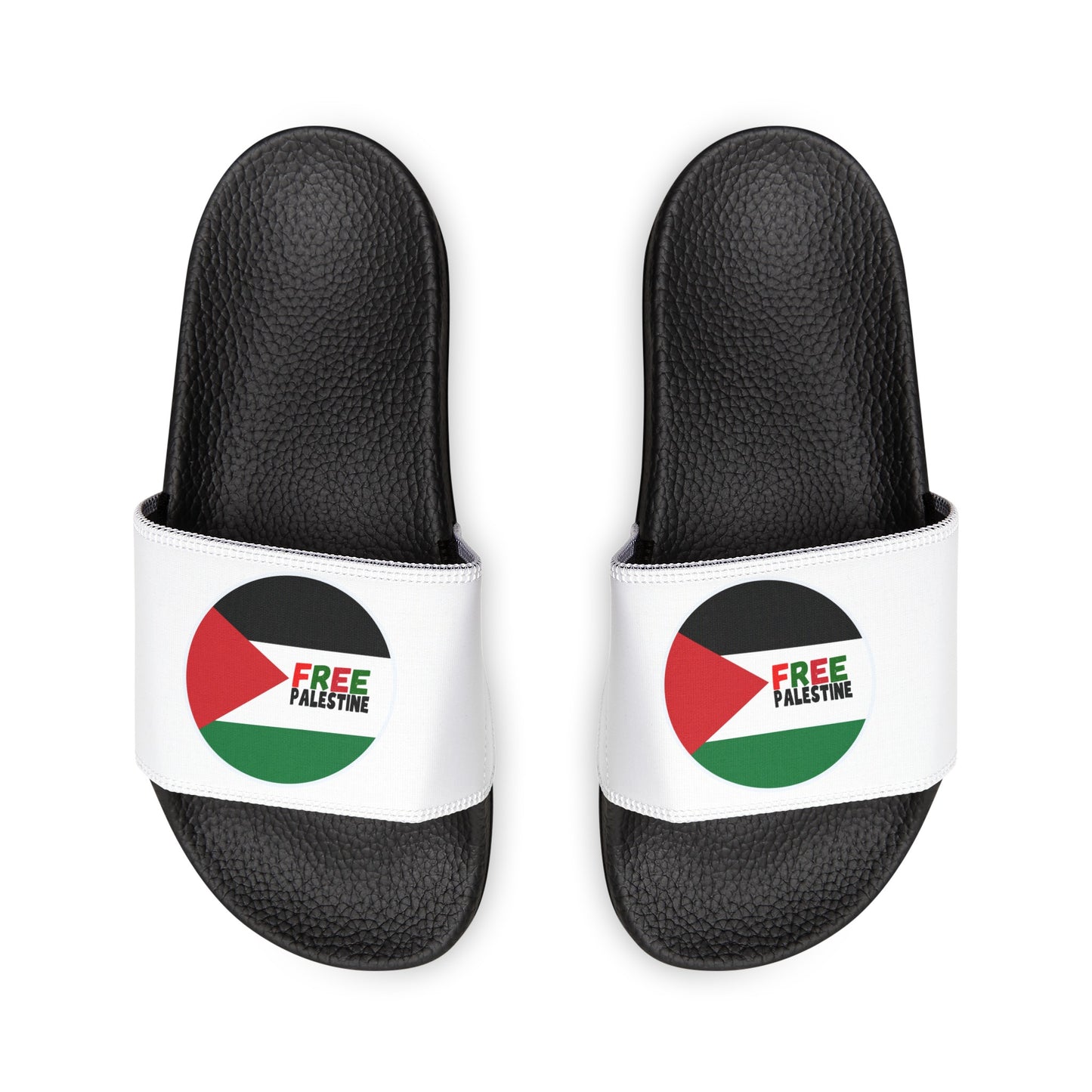 Free Palestine - Men's PU Slide Sandals