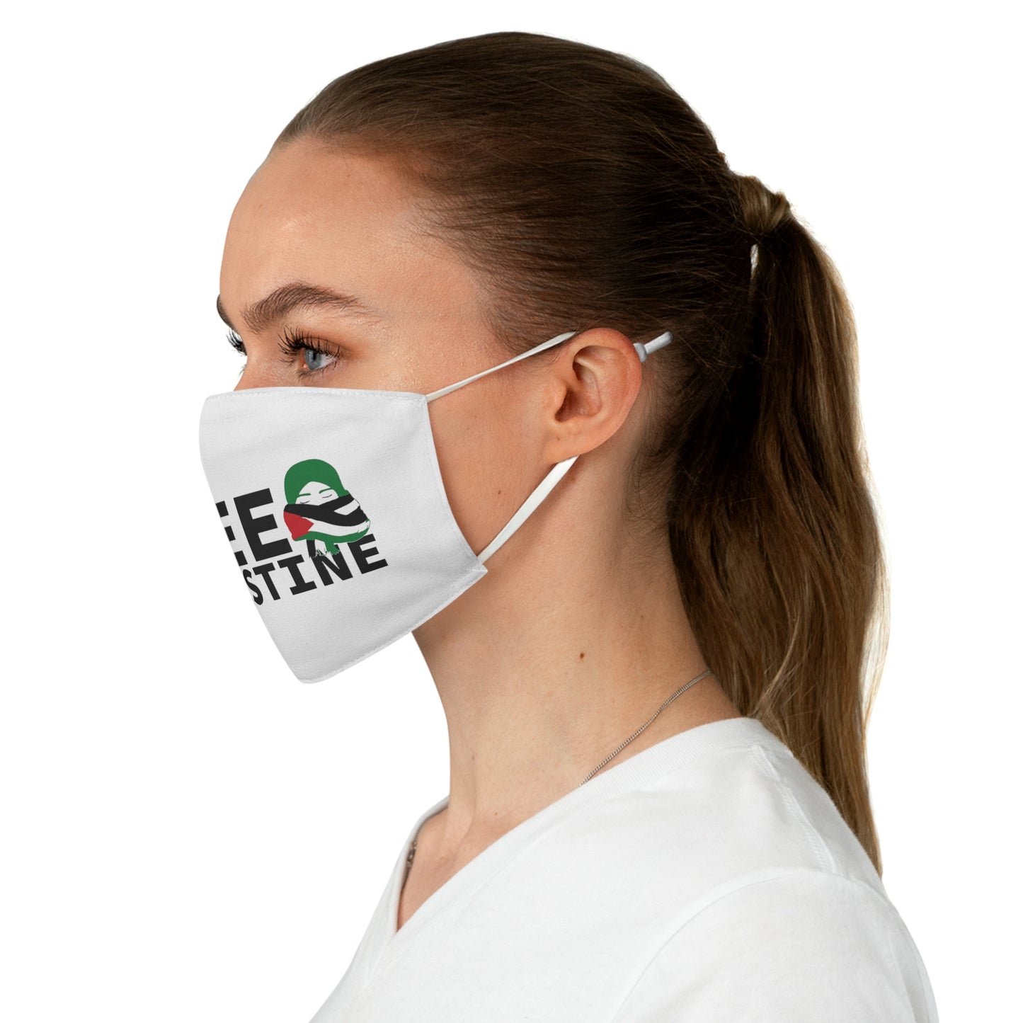 Free Palestine Fabric Face Mask