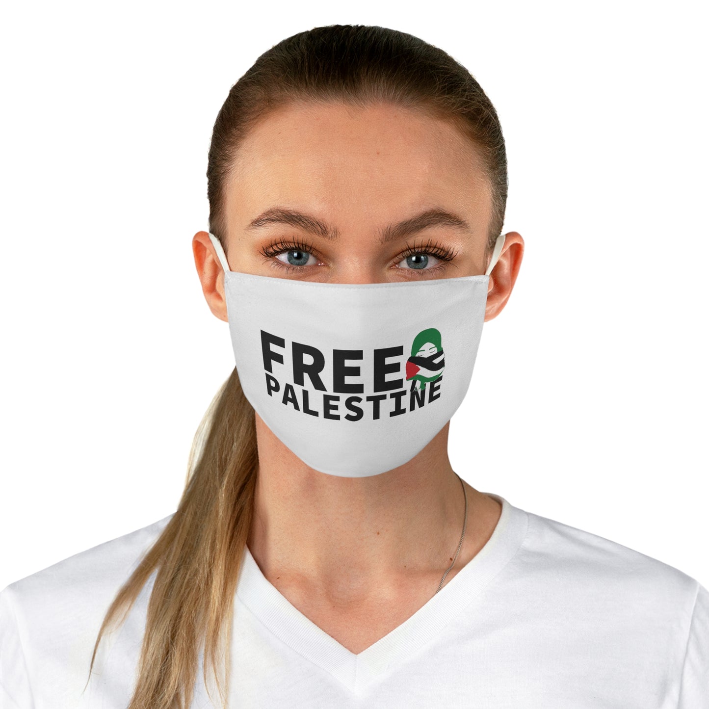 Free Palestine Fabric Face Mask