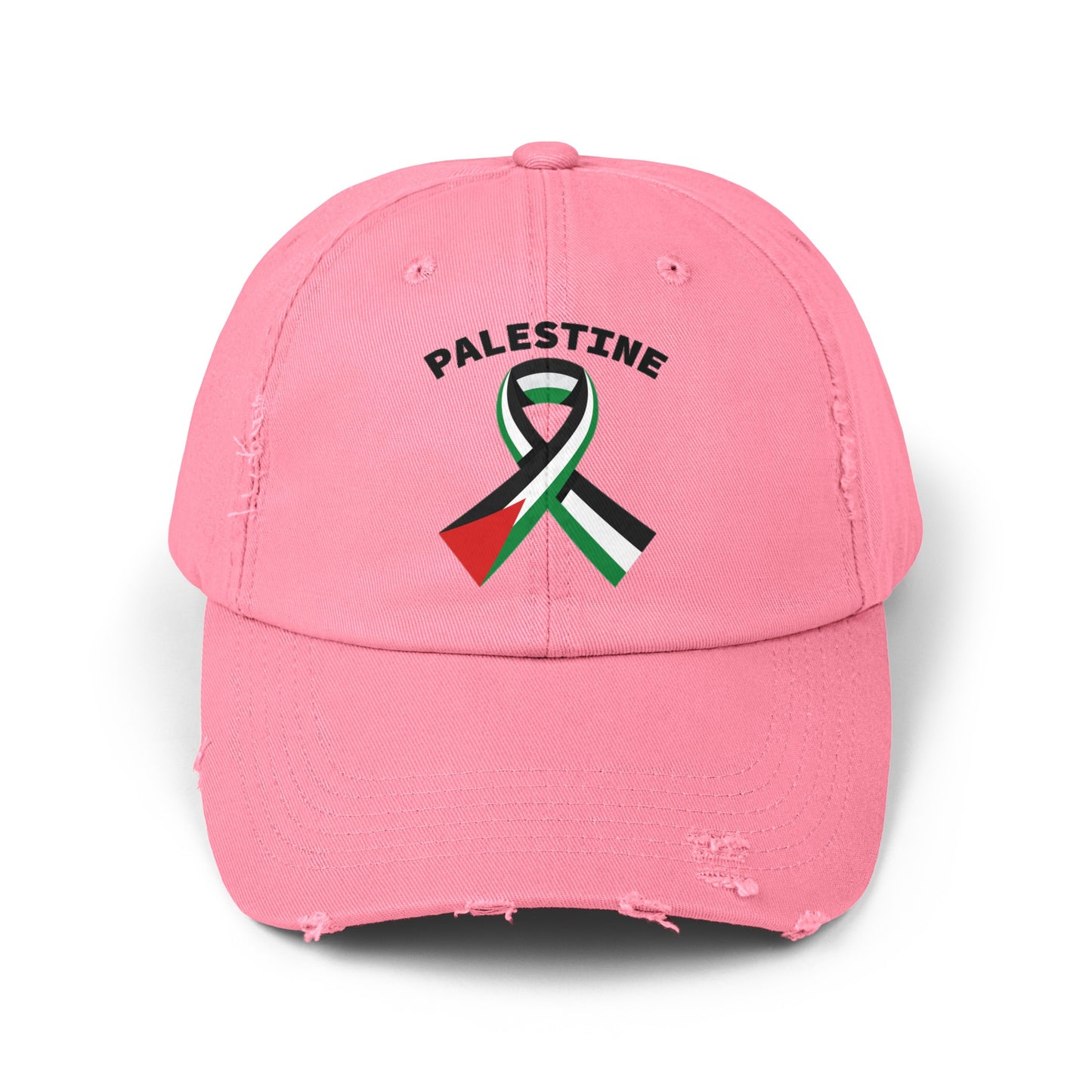 Save Palestine Unisex Distressed Cap