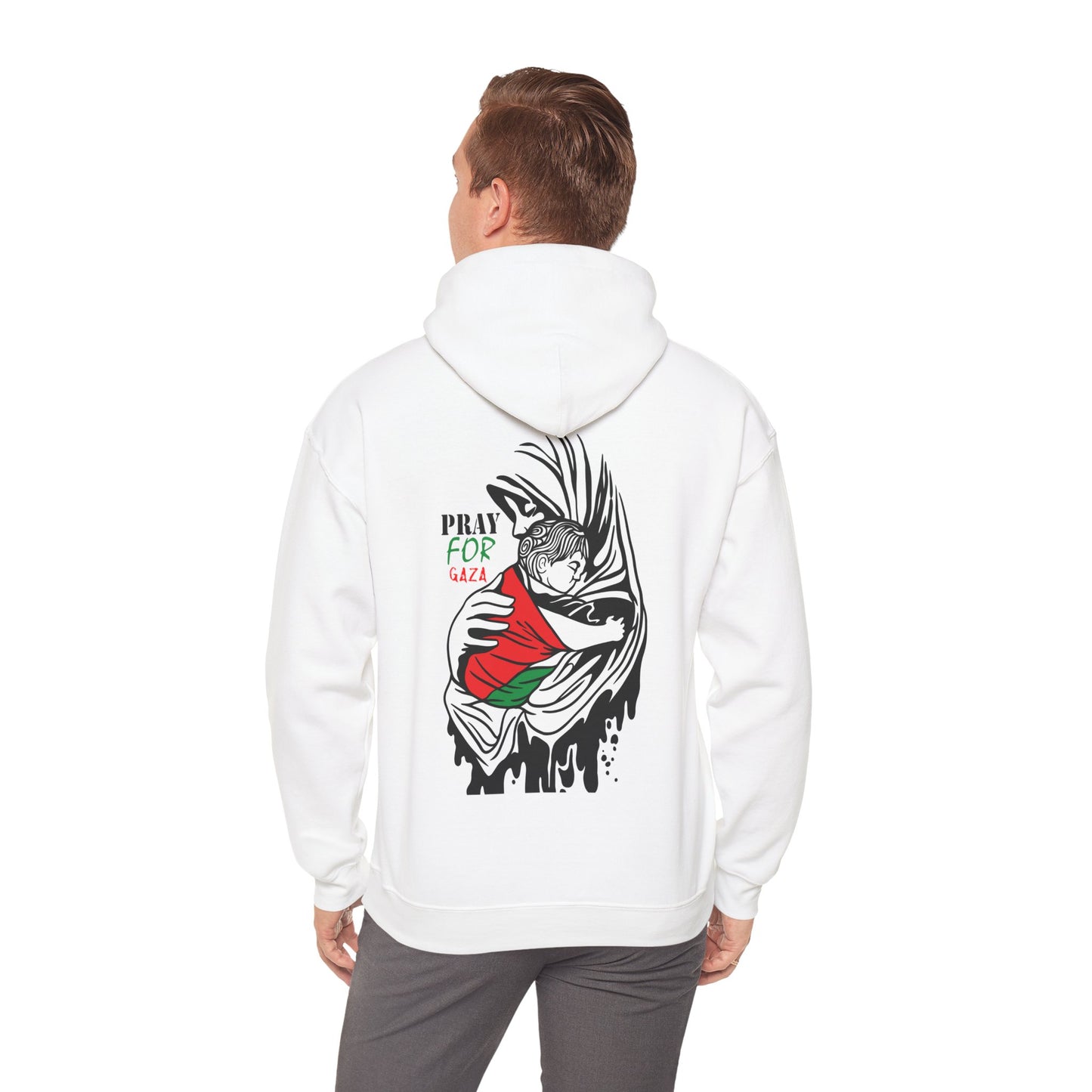 Pray for Gaza Unisex Heavy Blend™ Hooded Sweatshirt