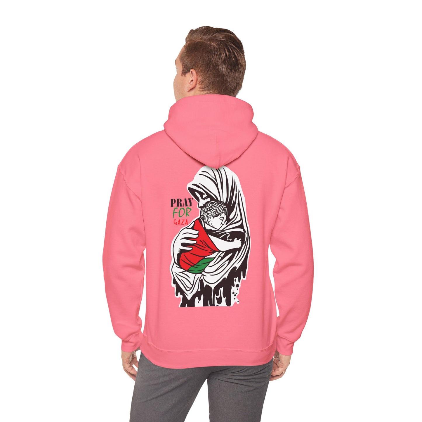 Pray for Gaza Unisex Heavy Blend™ Hooded Sweatshirt